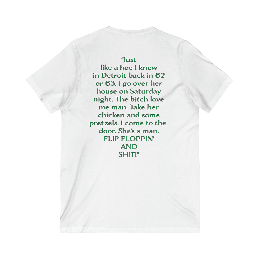 Unisex Jersey Short Sleeve V-Neck Tee