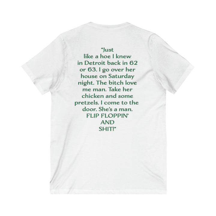 Unisex Jersey Short Sleeve V-Neck Tee