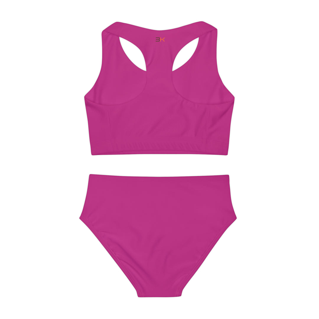 Girls Two Piece Swimsuit (AOP)