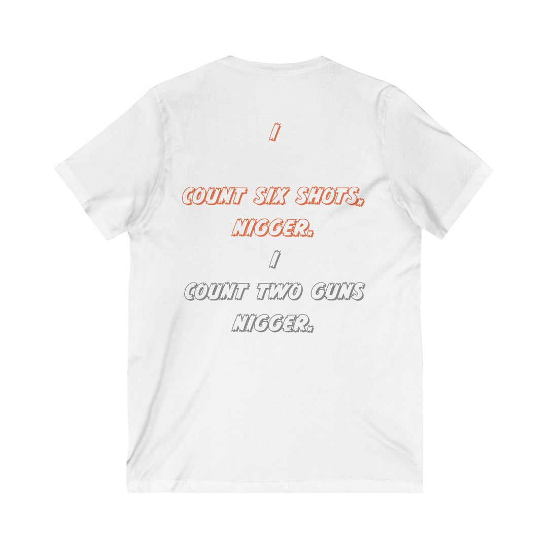 Unisex Jersey Short Sleeve V-Neck Tee