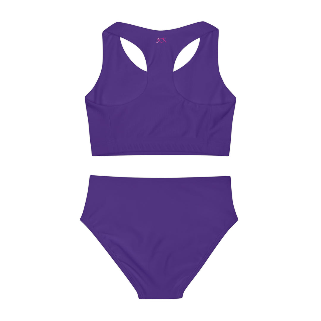 Girls Two Piece Swimsuit (AOP)