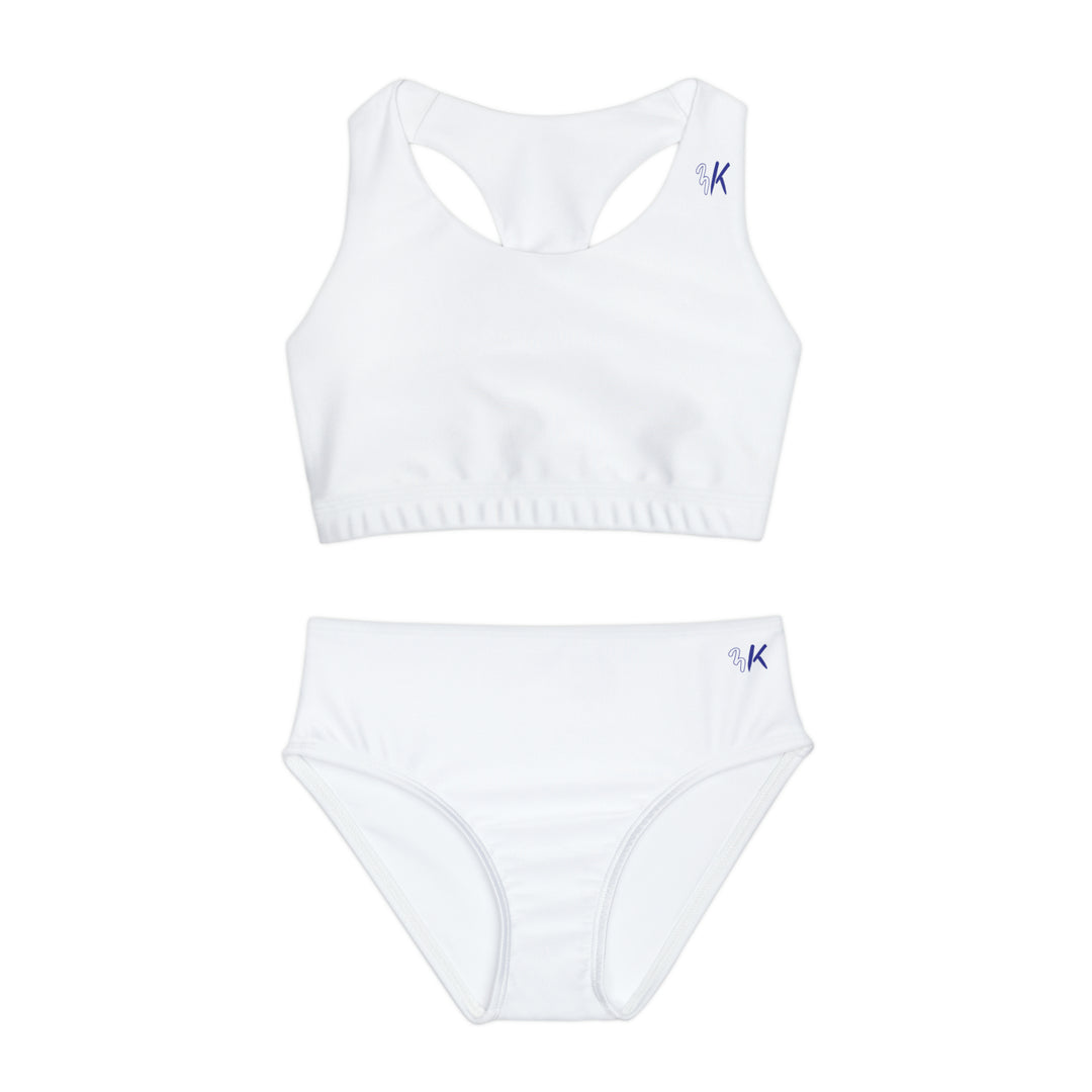 Girls Two Piece Swimsuit (AOP)