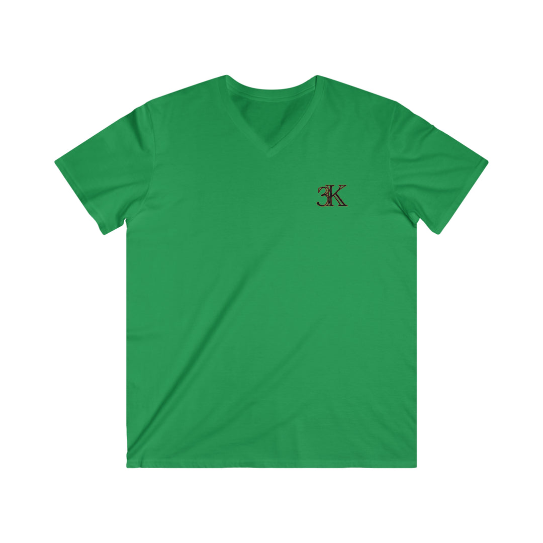 Men's Fitted V-Neck Short Sleeve Tee