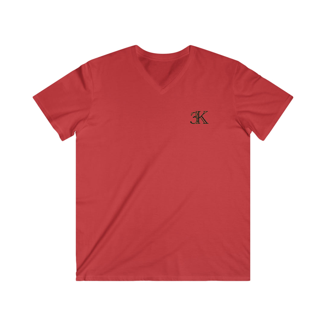 Men's Fitted V-Neck Short Sleeve Tee