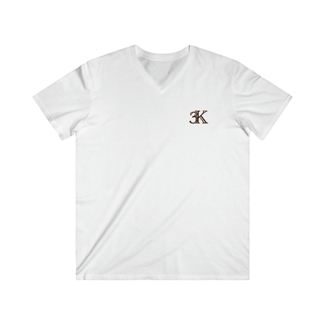 Men's Fitted V-Neck Short Sleeve Tee