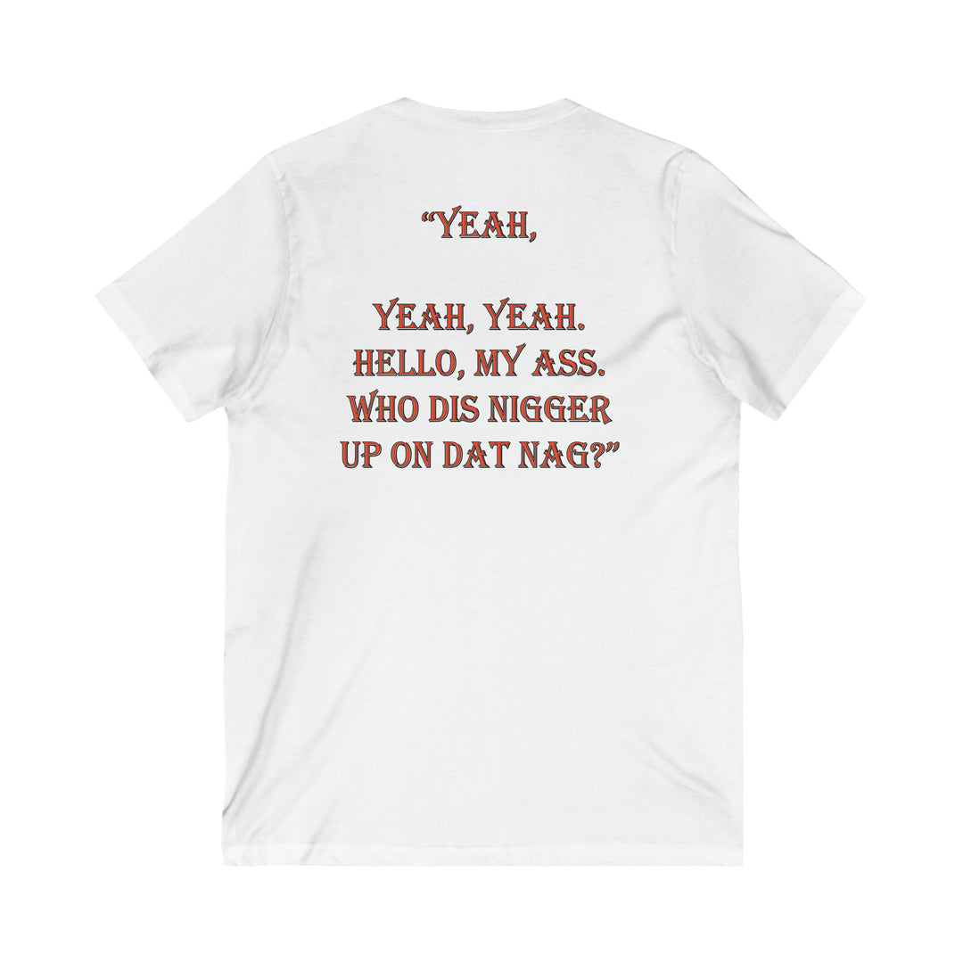 Unisex Jersey Short Sleeve V-Neck Tee
