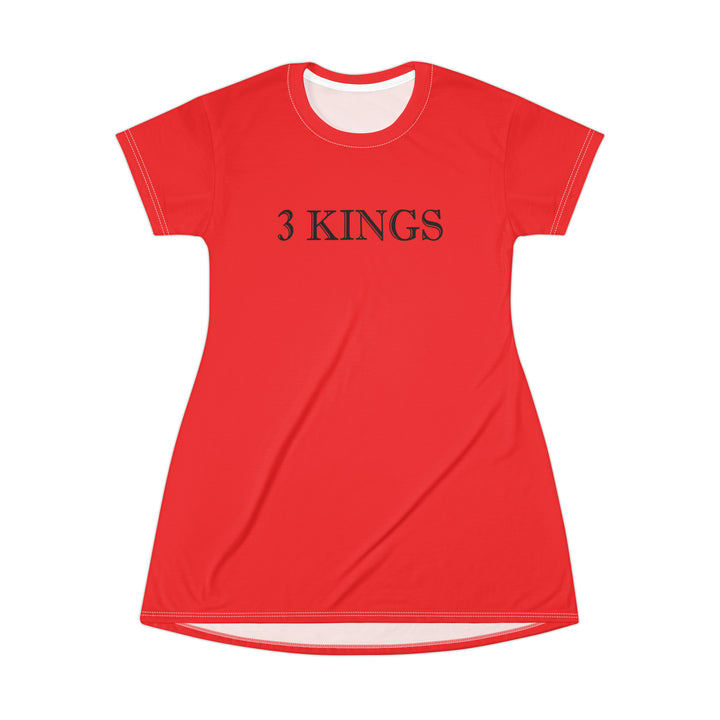 All Over Print T-Shirt Dress