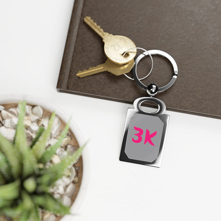 Rectangle Photo Keyring