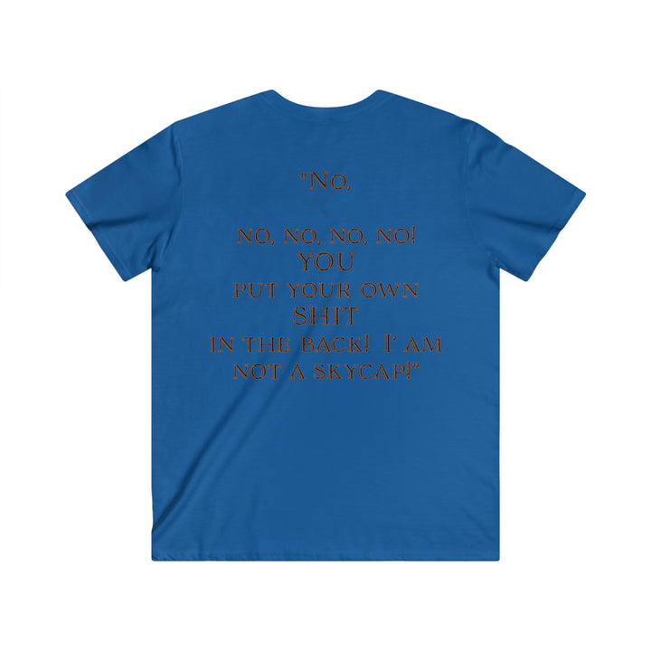 Men's Fitted V-Neck Short Sleeve Tee