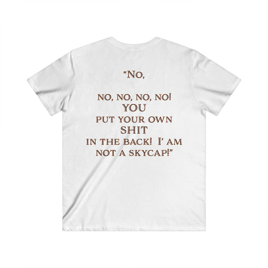 Men's Fitted V-Neck Short Sleeve Tee