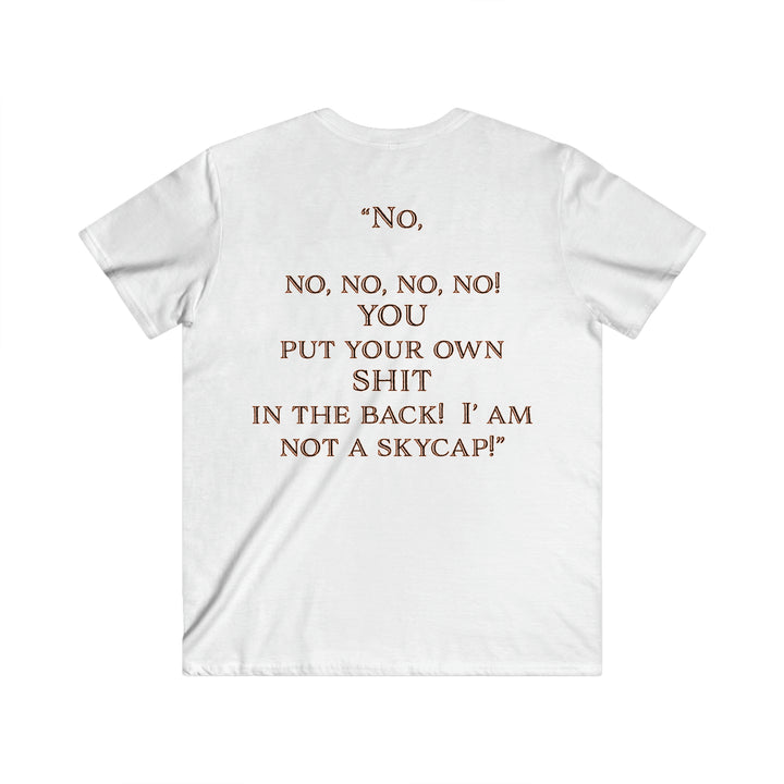 Men's Fitted V-Neck Short Sleeve Tee