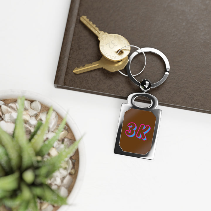 Rectangle Photo Keyring