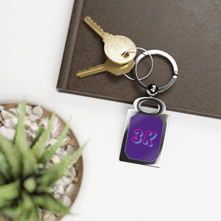 Rectangle Photo Keyring