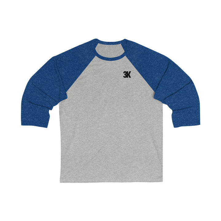 Unisex 3\4 Sleeve Baseball Tee