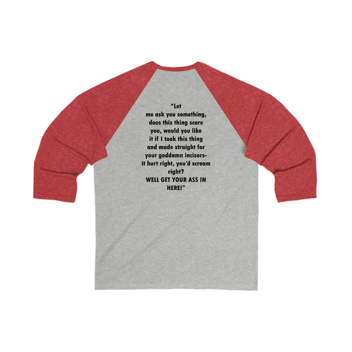 Unisex 3\4 Sleeve Baseball Tee