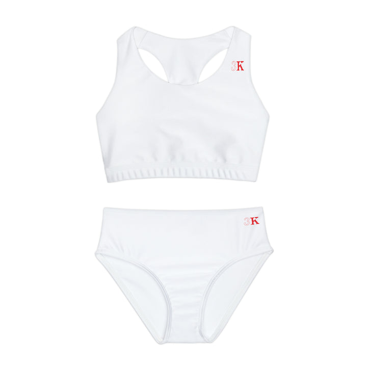 Girls Two Piece Swimsuit (AOP)