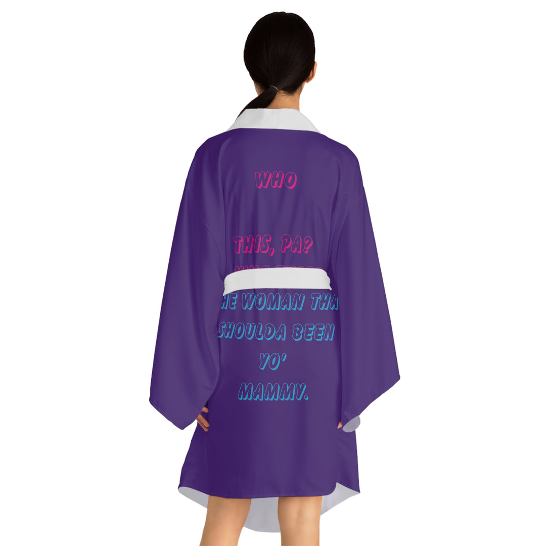 Long Sleeve Kimono Robe (AOP)