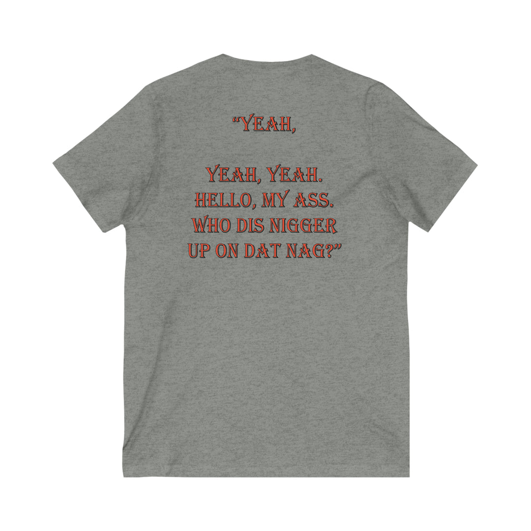 Unisex Jersey Short Sleeve V-Neck Tee
