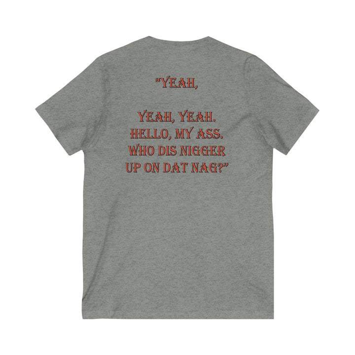 Unisex Jersey Short Sleeve V-Neck Tee