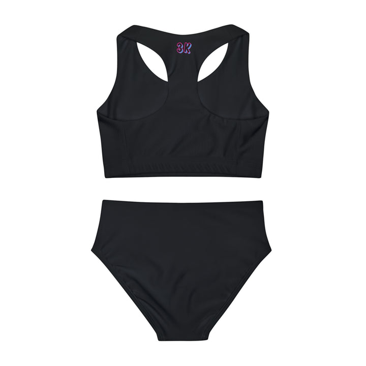 Girls Two Piece Swimsuit (AOP)