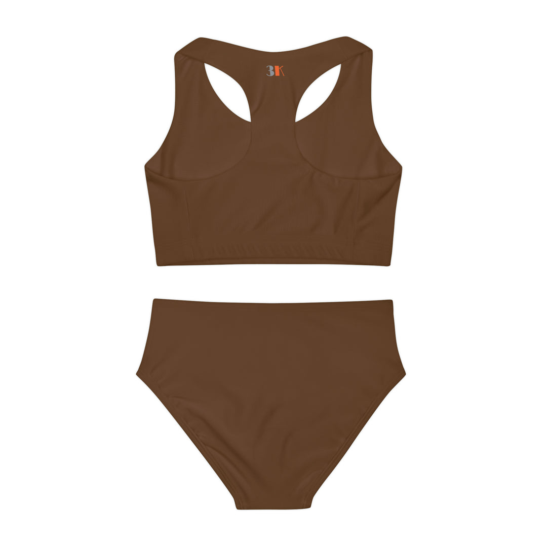 Girls Two Piece Swimsuit (AOP)